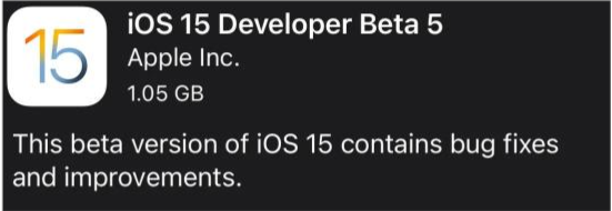 通川苹果手机维修分享如何升级到iOS15.0 beta5 