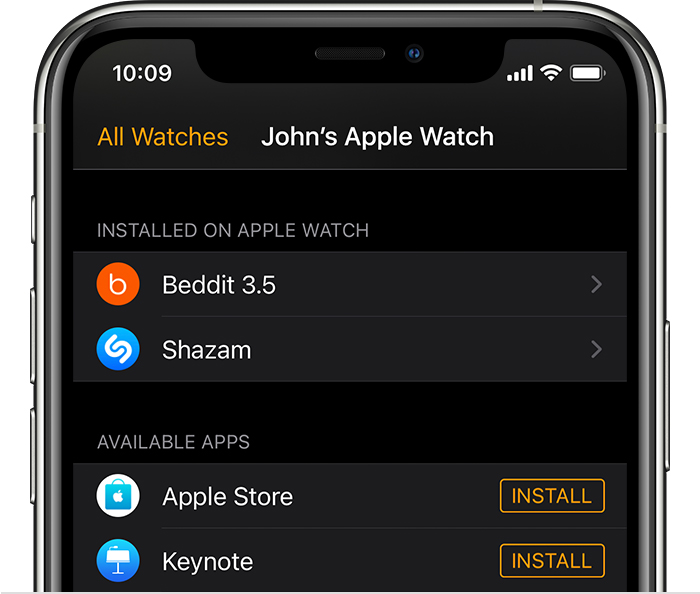 通川苹果手机维修分享如何在 Apple Watch 上下载应用 